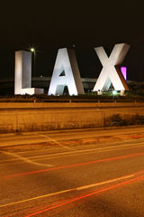 LAX airport sign